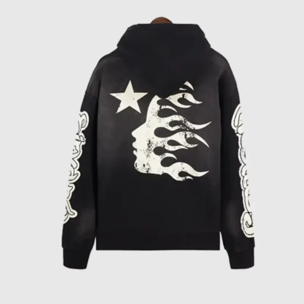 Hellstar Studios Records Yoga Hoodie Black