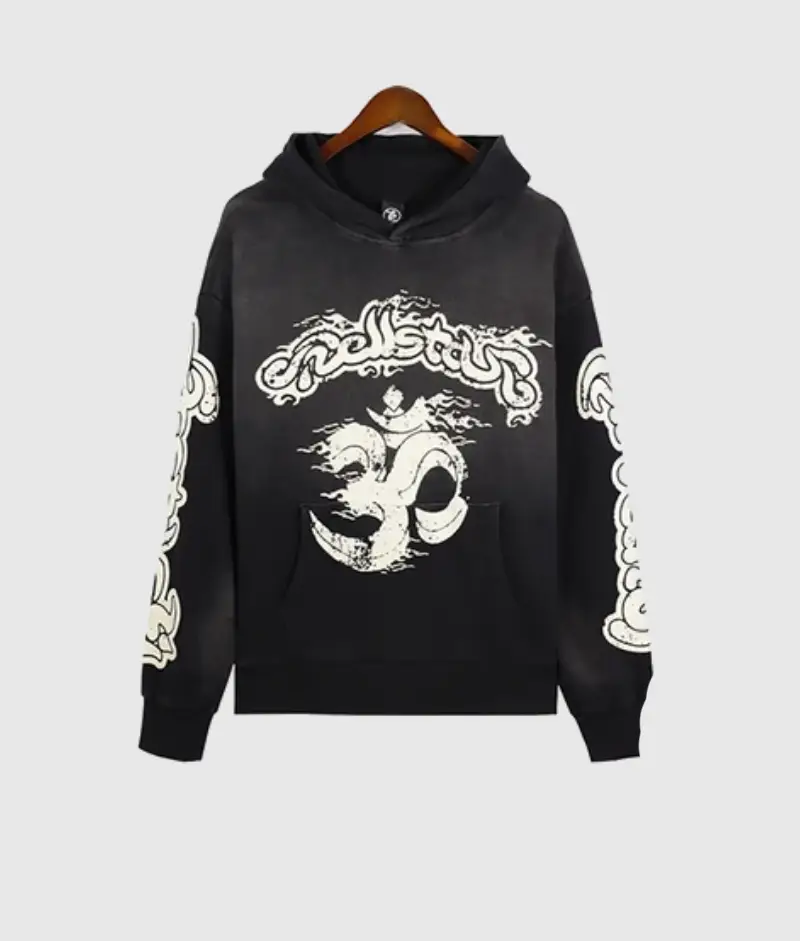 Hellstar Studios Records Yoga Hoodie Black